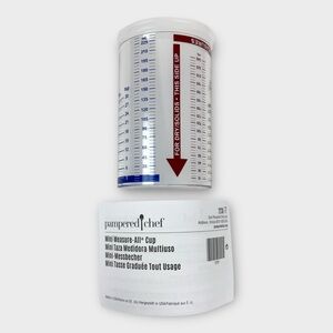 Pampered Chef Mini Measure All Cup #2236 Adjustable WET DRY INGREDIENTS 8 oz NIP